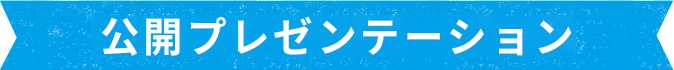 公開プレゼンテーション