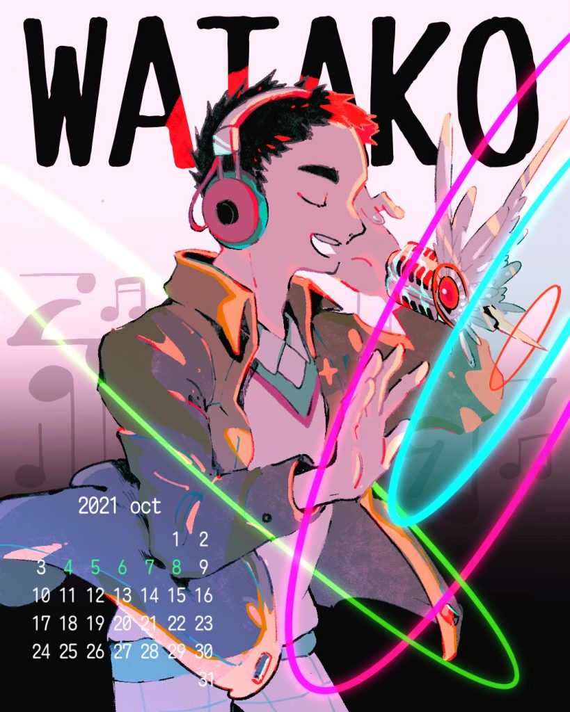 ”WATAKO戦士 イラスト週カレンダー”4週目/5週目のイラストモデル大募集！！